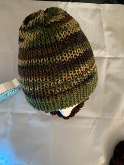 Adult Camo Bearded Beanie - Image 6