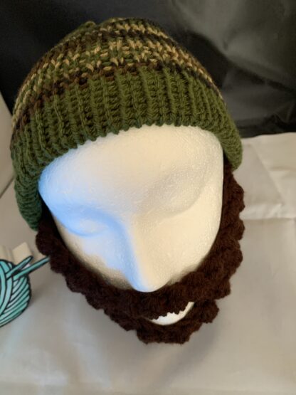 Adult Camo Bearded Beanie - Image 2